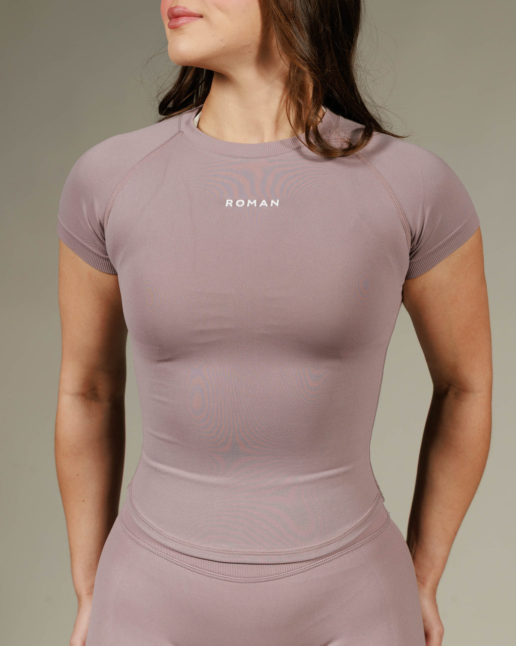Stone Fitted Top Dusty Mauve 2