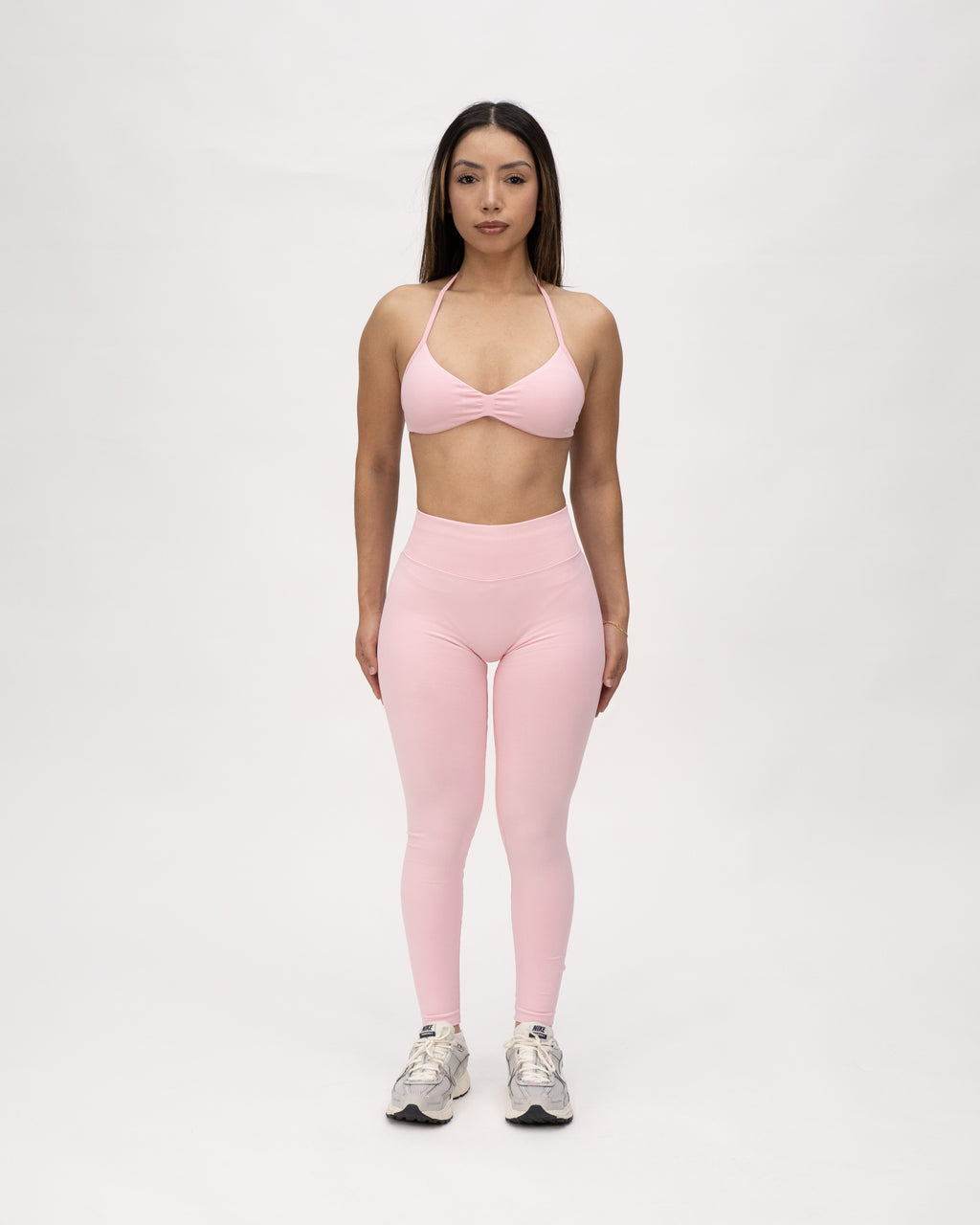 Stone Minimal Halter Bra Ballet Pink 1