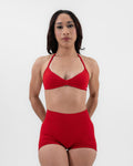 Stone Minimal Halter Bra Candy Apple 1