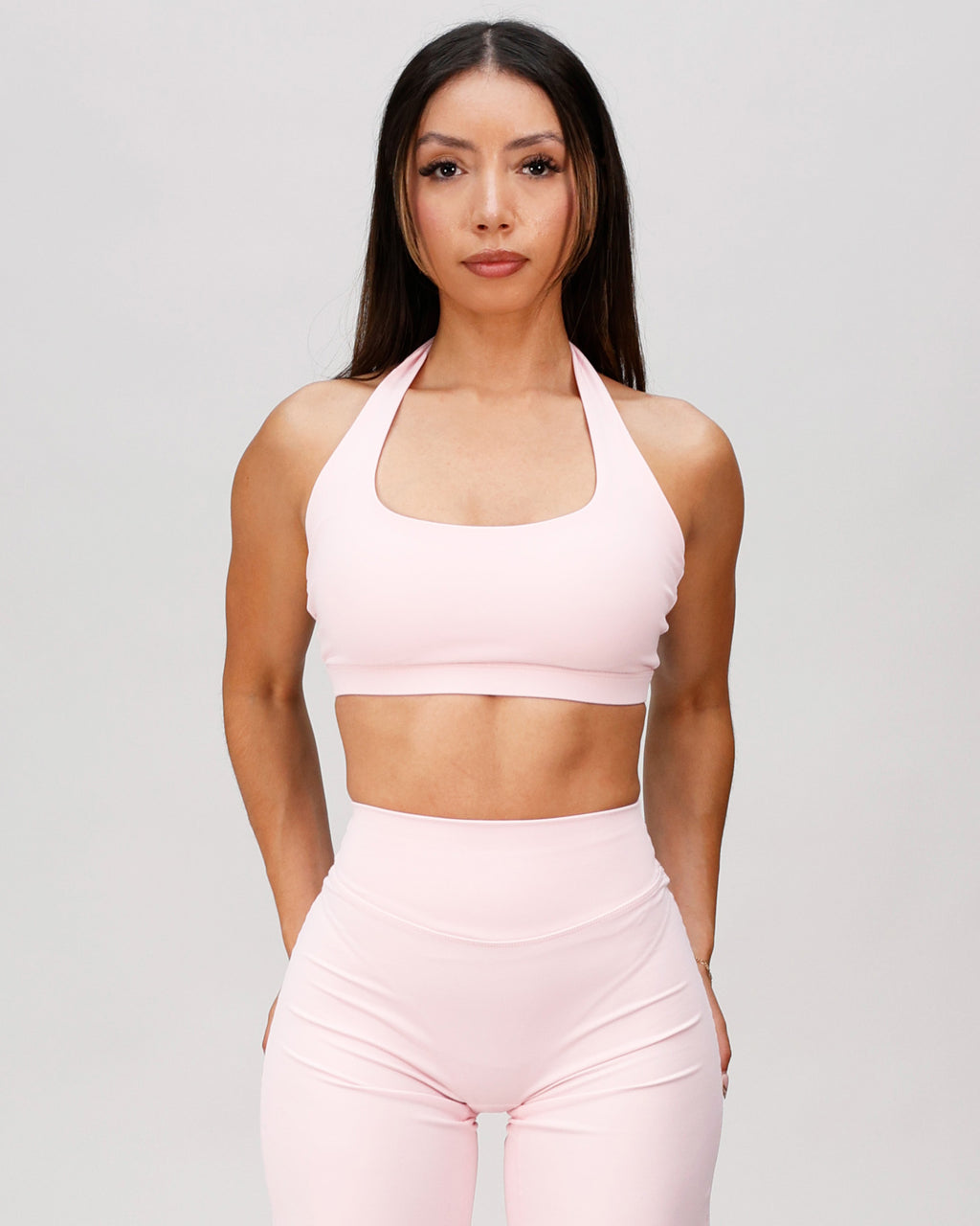 Form Halter Bra Soft Pink