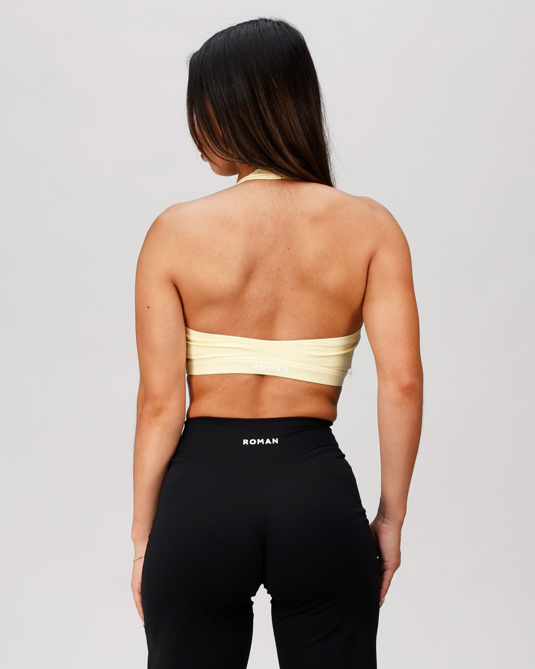Form Halter Bra Soft Yellow