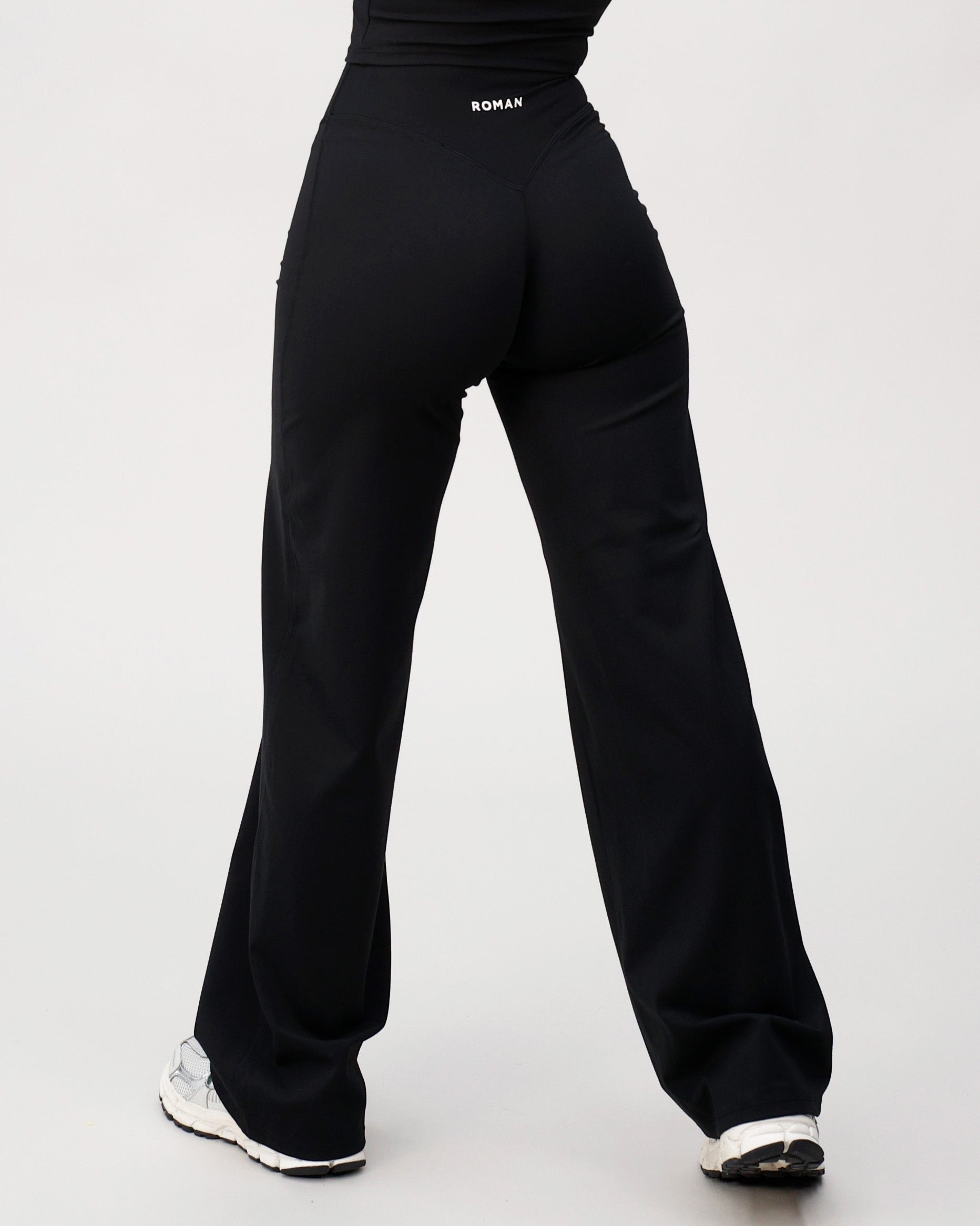 Form Wide Leg Pants - Short Black