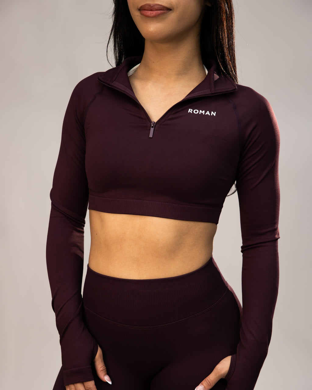 Stone Crop Jacket Plum 2