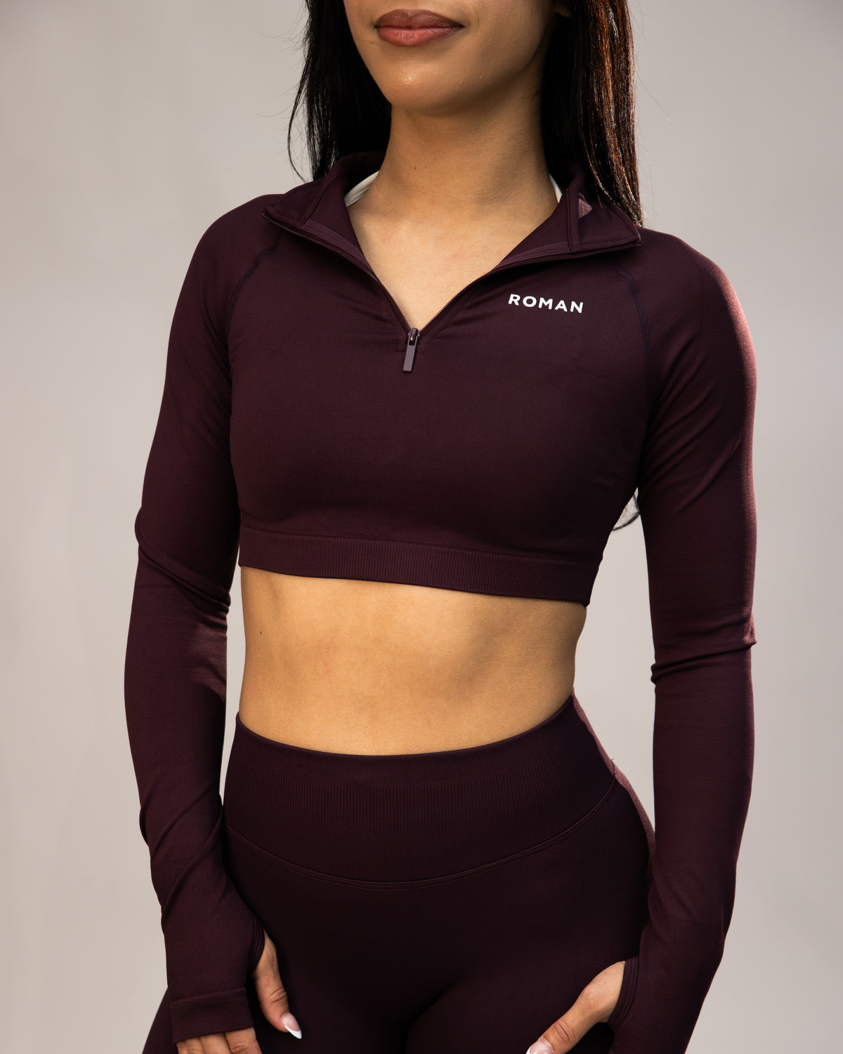 Stone Crop Jacket Plum 2