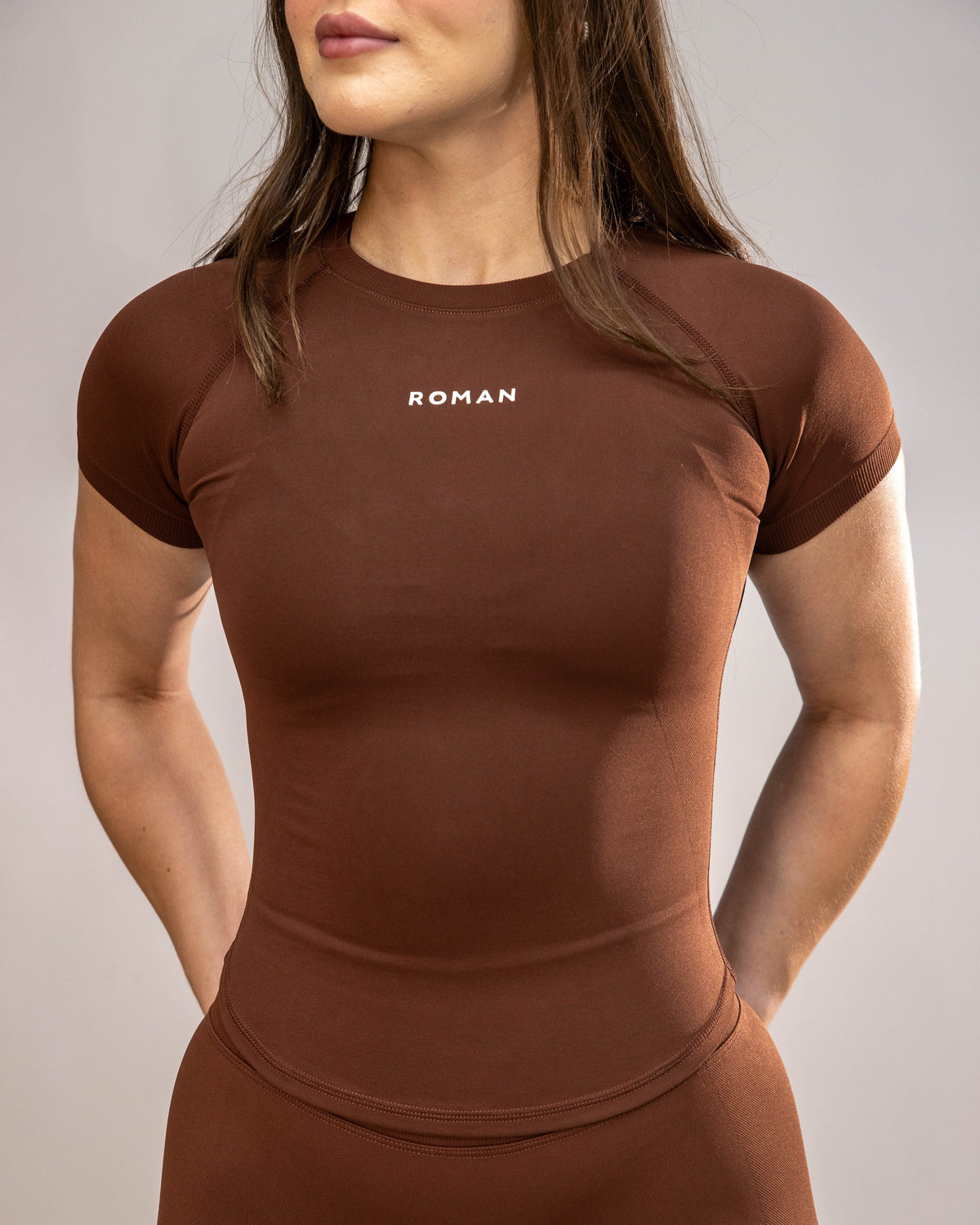 Stone Fitted Top Brown 3