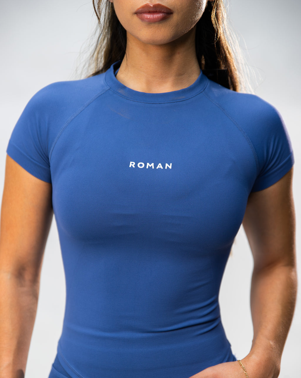 Stone Fitted Top Steel Blue 2