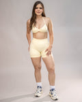 Stone Minimal Halter Bra Butter Yellow 1