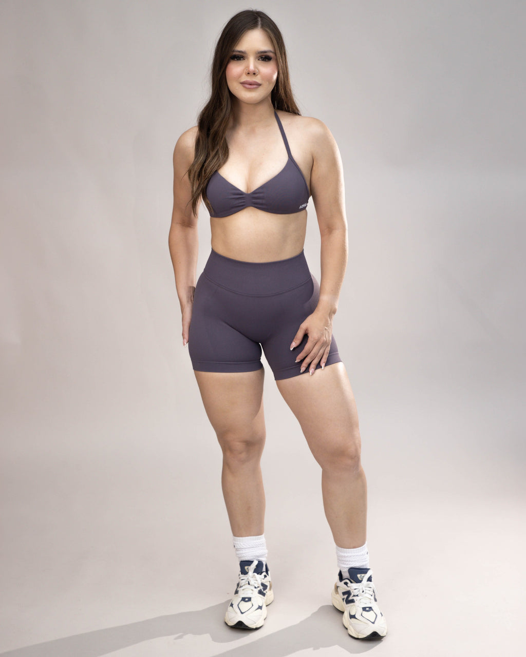 Stone Minimal Halter Bra Clay 1