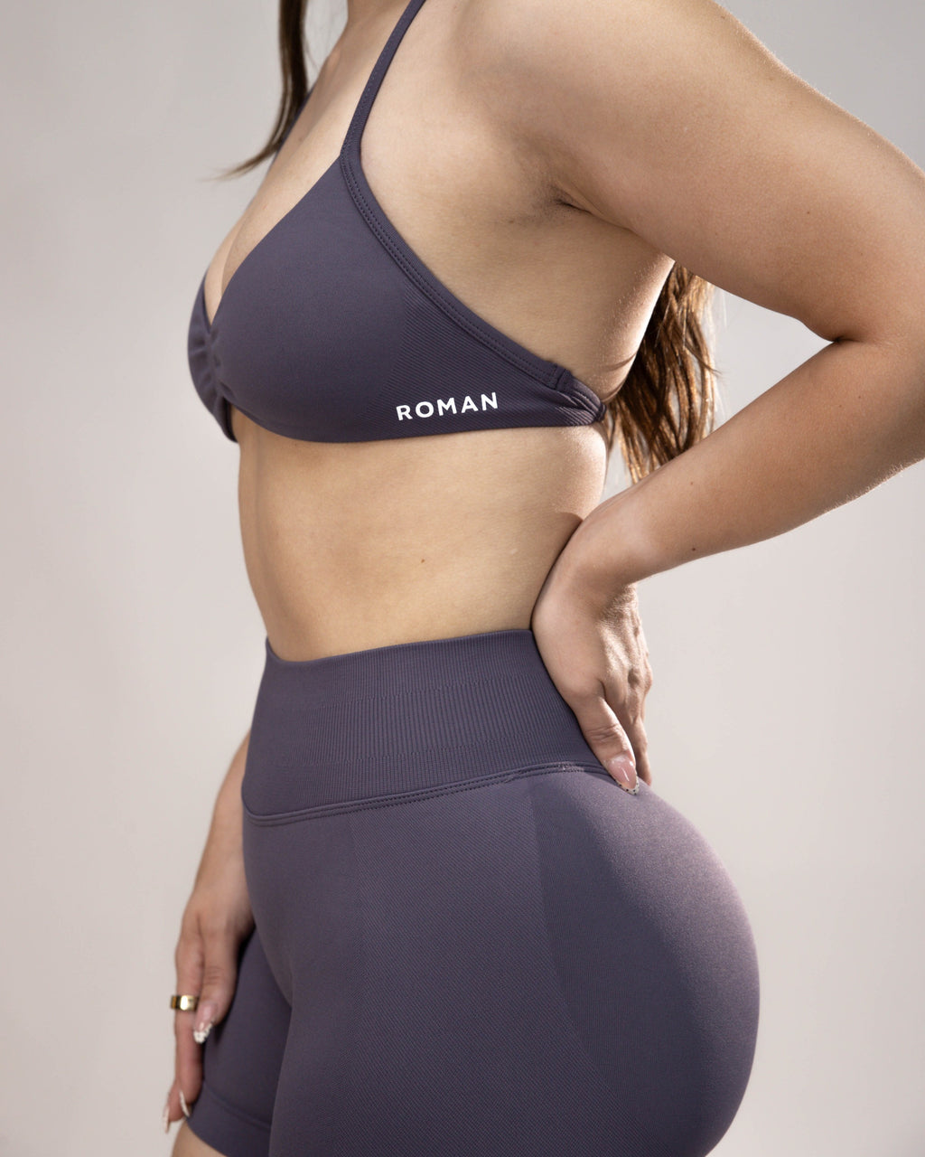 Stone Minimal Halter Bra Clay 3