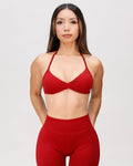Stone Minimal Halter Bra Wine