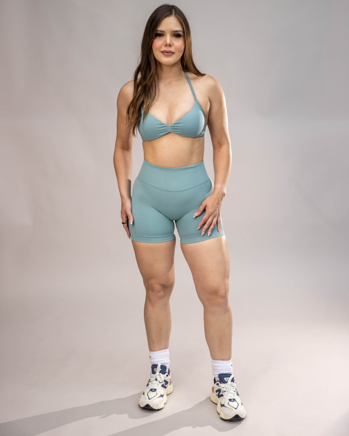 Stone Minimal Halter Bra Jade 1