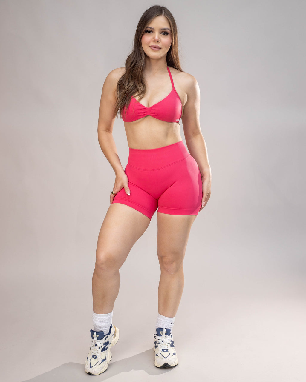 Stone Minimal Halter Bra Sorbet 1