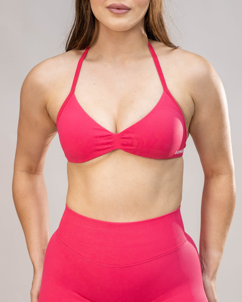 Stone Minimal Halter Bra Sorbet 2