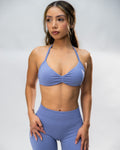 Stone Minimal Halter Bra Wolf Gray 1