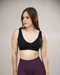 Stone Scoop Bra Black 1